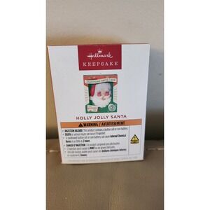 Hallmark Keepsake 2025 Holly Jolly Santa Magic Light Ornament NEW